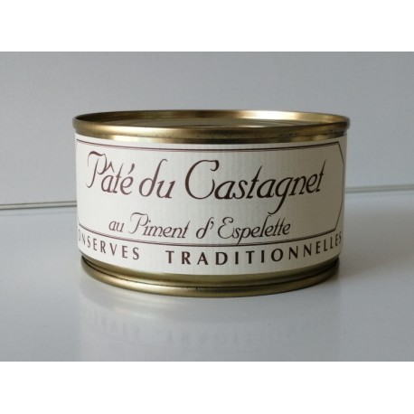Pâté du Castagnet au piment d'Espelette 190g